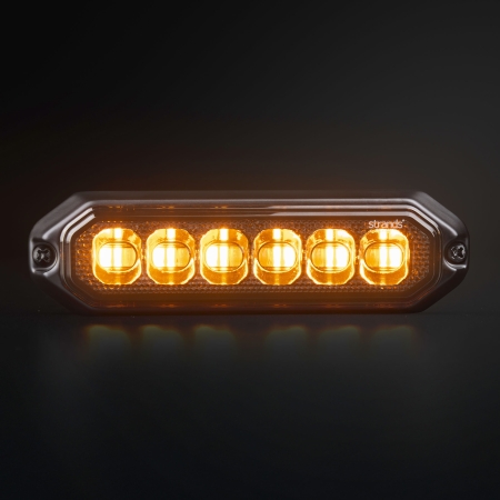 Strands Dark Knight Duo Riktat Blixtljus 6LED i gruppen Billjud / LED-Belysning / LED-lampor / Blixtljus hos Winn Scandinavia AB (872850460)
