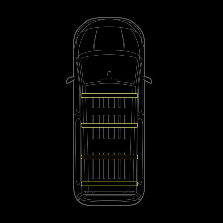 Strands Cruise Light C-Rack, Mercedes Vito 2014- i gruppen Billjud / Vad passar i min bil / Mercedes / Vito / Vito 2014-2023 hos Winn Scandinavia AB (872RRS2845400)