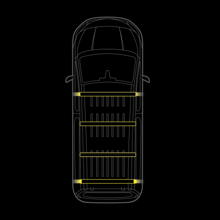 Strands Cruise Light C-Rack, Mercedes Vito 2014- i gruppen Billjud / Vad passar i min bil / Mercedes / Vito / Vito 2014-2023 hos Winn Scandinavia AB (872RRS2845440)