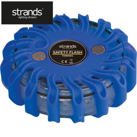 Strands Varnings/Riktat Blixtljus Pucken Blå LED i gruppen Billjud / LED-Belysning / LED-lampor / Varningsljus hos Winn Scandinavia AB (872TD90000BL)
