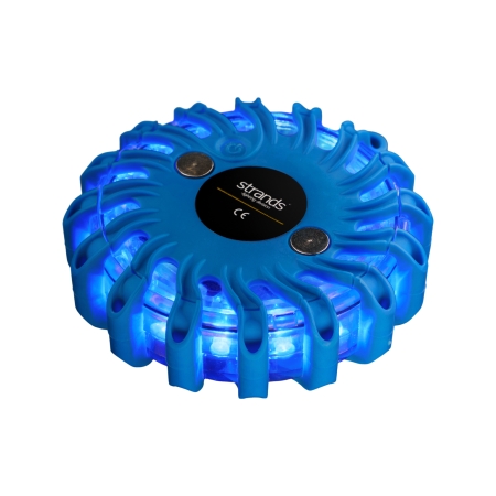 Strands Varnings/Riktat Blixtljus Pucken Blå LED i gruppen Billjud / LED-Belysning / LED-lampor / Blixtljus hos Winn Scandinavia AB (872TD90000BL)