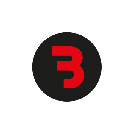 Bass Habit B-klistermärke 7x7cm, svart och röd i gruppen Billjud / Tillbehör hos Winn Scandinavia AB (899BROUNDFB)
