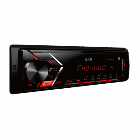 GAS GMA152BTR bilstereo med Bluetooth, FM-radio och 2 par lågnivå i gruppen Billjud / Bilstereo / Enkeldin hos Winn Scandinavia AB (900GMA152BTR)