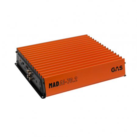 GAS MAD A1-70.2, tvåkanaligt slutsteg i gruppen Billjud / Bilhögtalare hos Winn Scandinavia AB (900MADA1702)