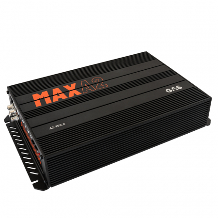 GAS MAX A2-100.2, tvåkanalssteg i gruppen Billjud / LED-Belysning / Enduro hos Winn Scandinavia AB (900MAXA21002)