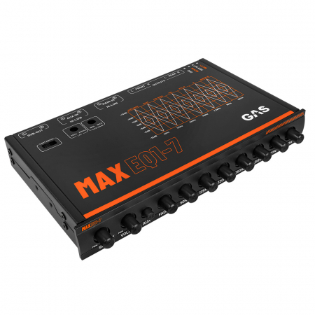 GAS MAX EQ1-7, 7-bands analog equalizer i gruppen Billjud / Ljudprocessorer hos Winn Scandinavia AB (900MAXEQ17)