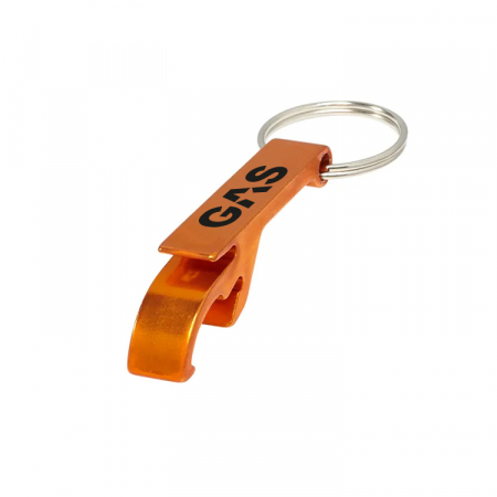 GAS nyckelring med kapsylöppnare, orange i gruppen Billjud / Tillbehör / Merchandise hos Winn Scandinavia AB (909KAPSYLGASO)