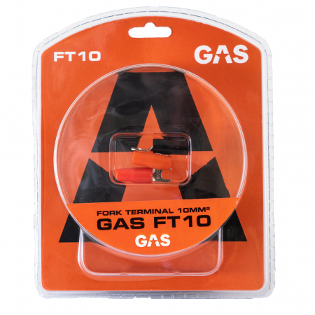 GAS gaffelkabelsko med täckskydd, 10mm² i gruppen Billjud / Tillbehör / Monteringstillbehör hos Winn Scandinavia AB (910FT10)