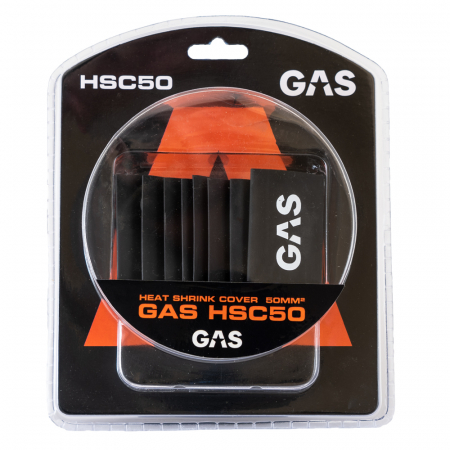 GAS 10-pack 50mm² krympslang, svart i gruppen Billjud / Tillbehör / Monteringstillbehör hos Winn Scandinavia AB (910HSC50)