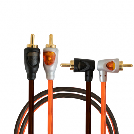 GAS RC1T RCA-kabel, 1 meter i gruppen Billjud / Kablar / Lågnivåkabel hos Winn Scandinavia AB (910RC1T)