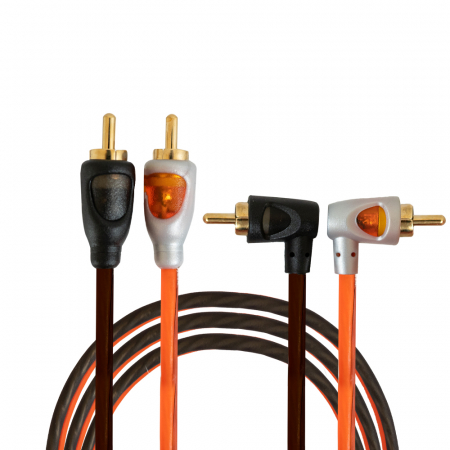 GAS RC2T RCA-kabel, 2 meter i gruppen Billjud / Kablar / Lågnivåkabel hos Winn Scandinavia AB (910RC2T)