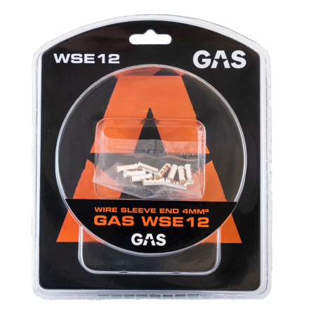 GAS 10-pack änd-/kabelhylsor, 4mm²-kabel i gruppen Billjud / Tillbehör / Monteringstillbehör hos Winn Scandinavia AB (910WSE12)
