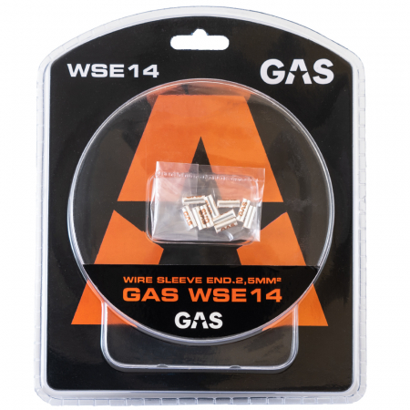 GAS 10-pack änd-/kabelhylsor, 2.5mm²-kabel i gruppen Billjud / Tillbehör / Monteringstillbehör hos Winn Scandinavia AB (910WSE14)