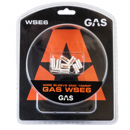 GAS 10-pack änd-/kabelhylsor, 16mm²-kabel i gruppen Billjud / Tillbehör / Monteringstillbehör hos Winn Scandinavia AB (910WSE6)