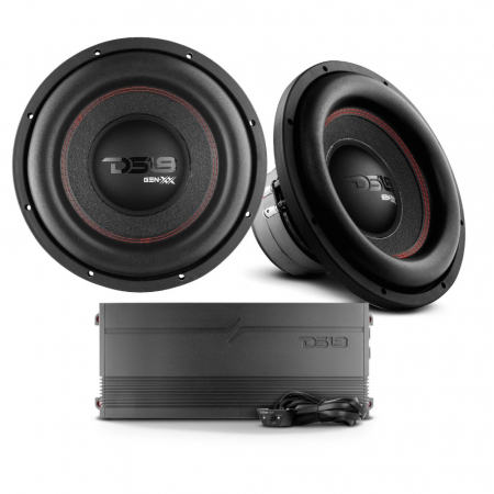 2-pack DS18 GEN-XX12.4DHE med G3600.1D, baspaket i gruppen Billjud / Bilhögtalare / Midbasar / Mellanregister / 6.5 tums midbas hos Winn Scandinavia AB (SETGENXX124DHEPKT1)