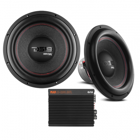 2-pack DS18 GEN-XX15.4DHE & GAS MAD A2-1200.1DFL, baspaket i gruppen Paketlösningar / Paket för bilen / Baspaket hos Winn Scandinavia AB (SETGENXX154DHEPKT2)