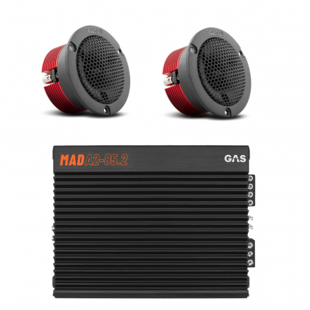 2-pack DS18 GTX1 med GAS MAD A2-85.2 i gruppen Billjud / Bilhögtalare / Midbasar / Mellanregister / 6.5 tums midbas hos Winn Scandinavia AB (SETGTX1PKT1)