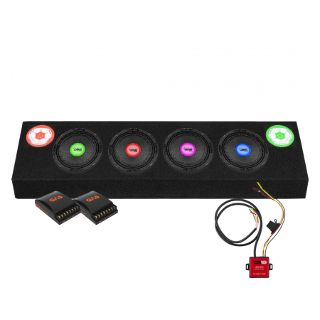 DS18 PRO-X6.4RGBCAP & TW1L i 6.5 tums RGB-raggarplanka i gruppen Billjud / Bilhögtalare / Raggarplanka hos Winn Scandinavia AB (SETPROX64RGBCAPPKT2)