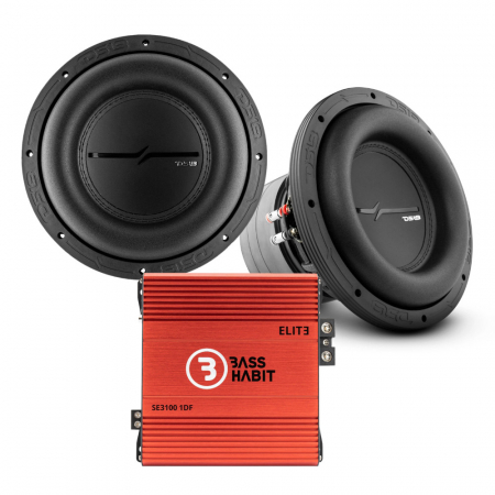 2-pack DS18 ZXI10.2D & Bass Habit SPL ELITE 3100.1D, baspaket i gruppen Billjud / Bilhögtalare / Midbasar / Mellanregister / 6.5 tums midbas hos Winn Scandinavia AB (SETZXI102DPKT1)