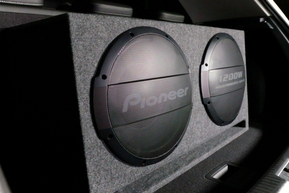 Pioneer TS-WX1220AH, aktiv portad 2x12 tums baslåda 600W RMS