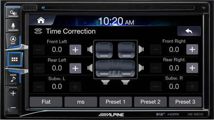 Alpine INE-W611D, Bilstereo med navigation, DAB och Apple CarPlay
