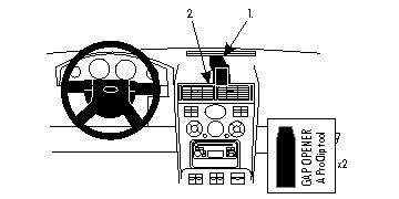 Brodit Förstärkt ProClip, Ford Mondeo 01-07