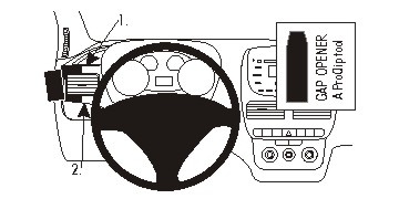 Brodit Förstärkt ProClip, Fiat/Opel