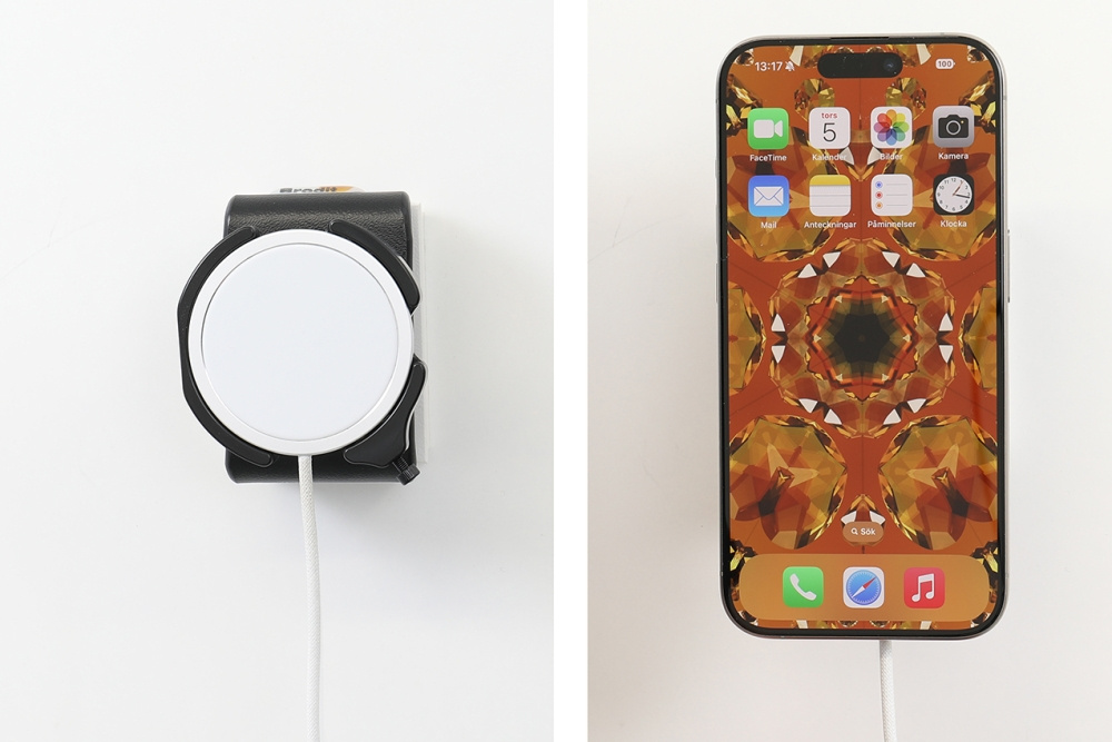 Brodit Fäste med kulled, Apple iPhone 12/12 Mini/12 Pro/12 Pro Max/13/13 Mini/13 Pro/13 Pro Max/14/14 Plus m. fl.