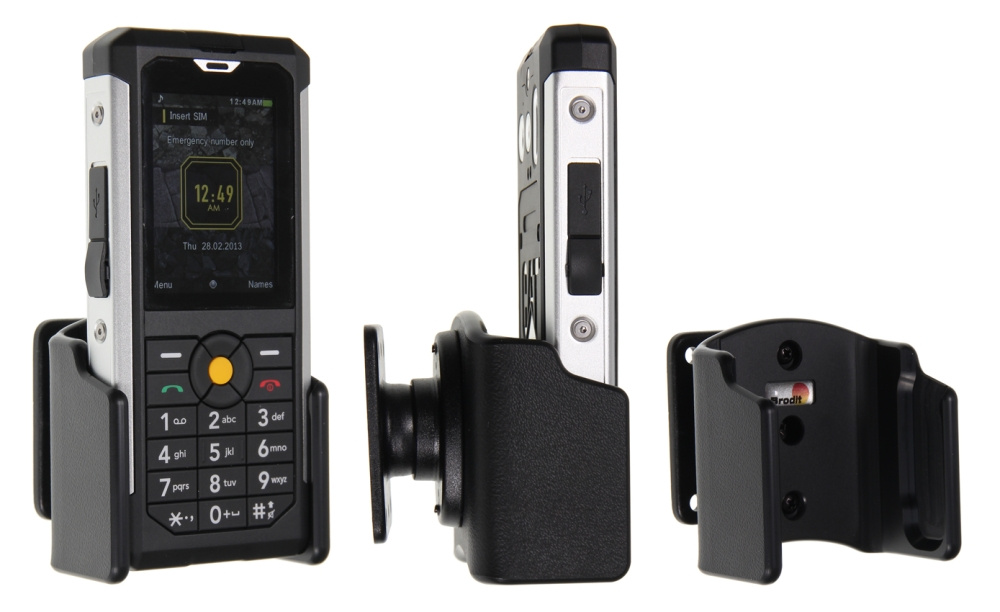 Brodit Passiv hållare med kulled, CAT B100 