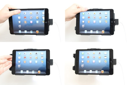 Brodit Hållare för Kabelanslutning, Apple iPad Mini (A1432, A1454, A1455) 