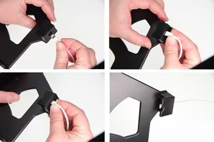 Brodit Hållare för Kabelanslutning, Apple iPad 4th Gen (A1458, A1459, A1460)/With Retina (Lightning Connector)