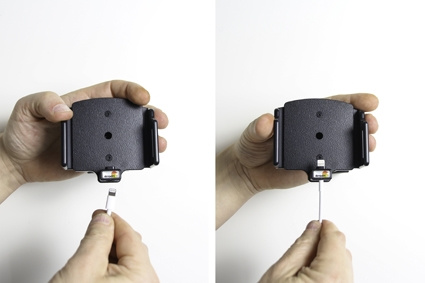 Brodit Hållare för Kabelanslutning, Apple iPhone 11/6 Plus/6S Plus/7 Plus/8 Plus/X/XR/Xs/Xs Max