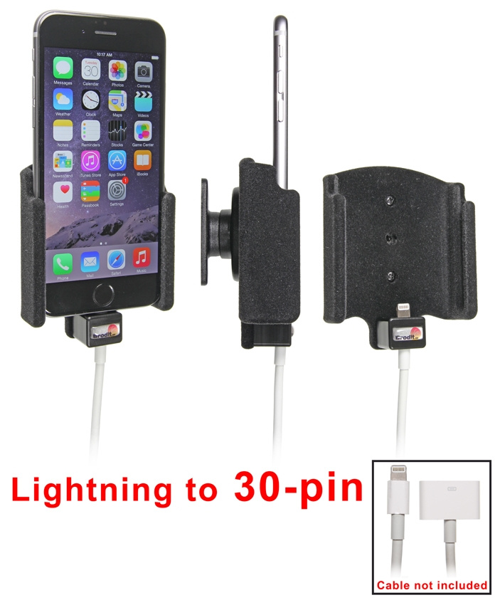 Brodit Hållare för Kabelanslutning, Apple iPhone 6/6S/7