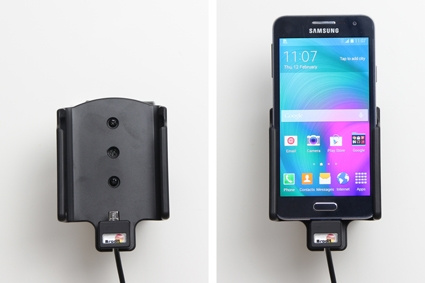 Brodit Aktiv hållare med USB-kabel och cigg-adapter, Samsung Galaxy A3 SM-A300 