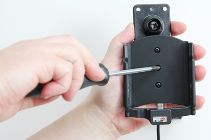 Brodit Aktiv hållare med USB-kabel och cigg-adapter, Samsung Galaxy S6 edge 