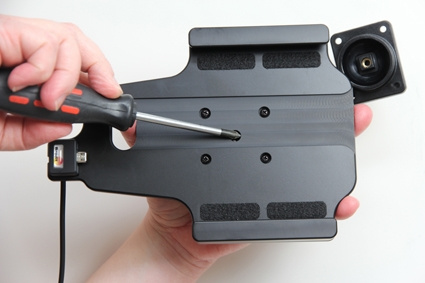 Brodit Aktiv hållare med USB-kabel och cigg-adapter, Samsung Galaxy Tab 3 Lite 