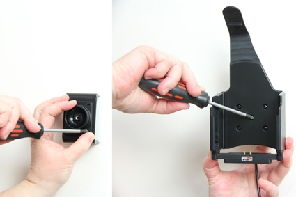 Brodit Aktiv hållare med USB-kabel och cigg-adapter, Apple iPhone 6 Plus 