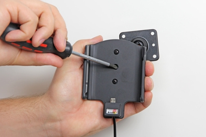 Brodit Aktiv hållare med USB-kabel och cigg-adapter, Samsung Galaxy S7 Edge 