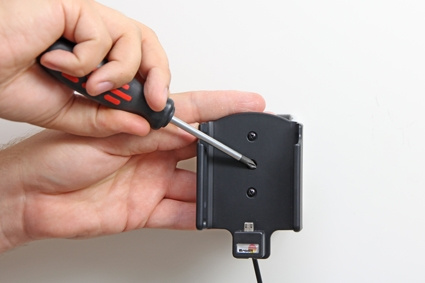 Brodit Aktiv hållare med USB-kabel och cigg-adapter, Samsung Galaxy A3 (2016) 