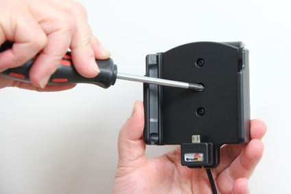 Brodit Aktiv hållare med USB-kabel och cigg-adapter, Samsung Galaxy S7 Active 