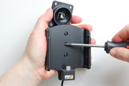 Brodit Aktiv hållare med USB-kabel och cigg-adapter, Samsung Galaxy S8+ 