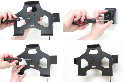 Brodit Aktiv hållare för fast installation, Apple iPad 2 (A1395, A1396, A1397)/3rd Gen (A1416, A1430, A1403)