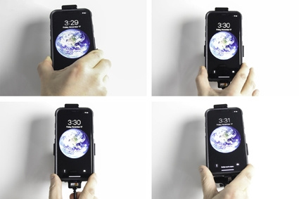 Brodit Aktiv hållare för fast installation, Apple iPhone 11 Pro/X/Xs