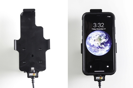 Brodit Aktiv hållare för fast installation, Apple iPhone 11 Pro/X/Xs