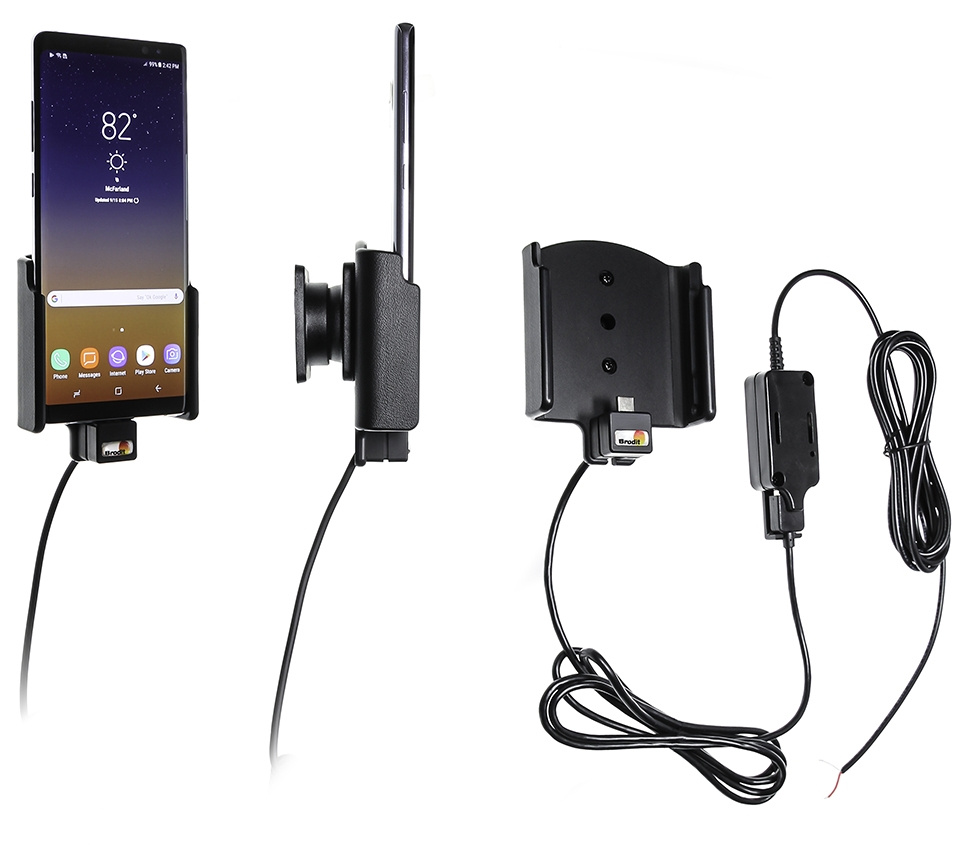 Brodit Aktiv hållare för fast installation, Samsung Galaxy Note 8 