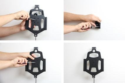 Brodit Hållare med nyckel-lås, Samsung Galaxy Tab A 9.7 