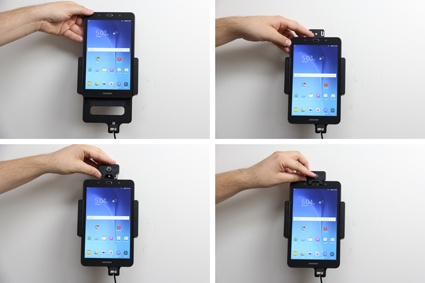 Brodit Hållare med nyckel-lås, Samsung Galaxy Tab E 8.0 