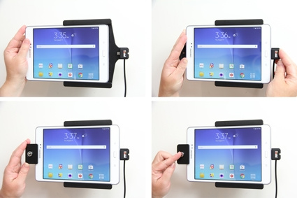 Brodit Hållare med nyckel-lås, Samsung Galaxy Tab A 8.0 (2015) SM-T350 