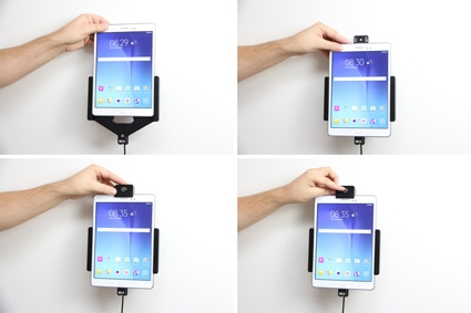 Brodit Hållare med nyckel-lås, Samsung Galaxy Tab A 9.7 