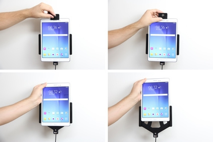 Brodit Hållare med nyckel-lås, Samsung Galaxy Tab A 9.7 